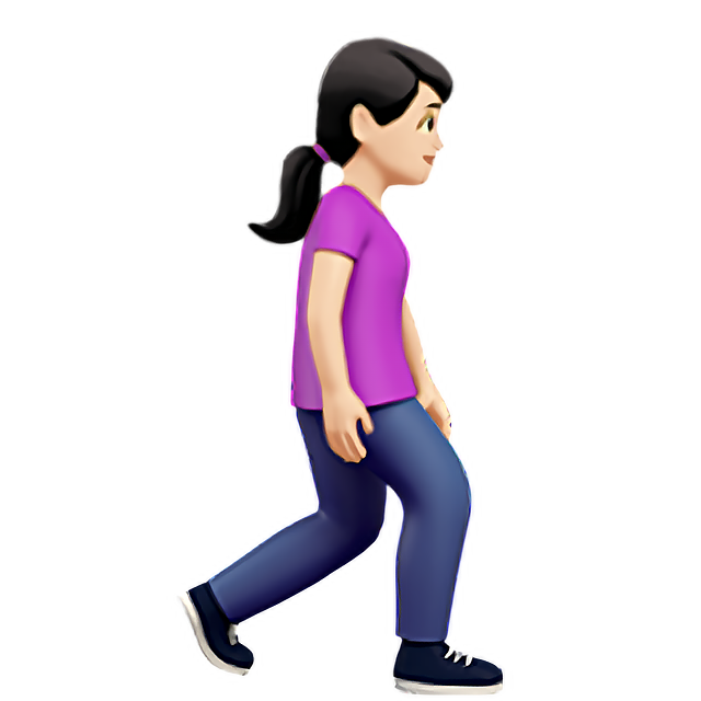 Woman Walking Facing Right: Light Skin Tone