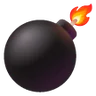 Bomba Emoji 💣 image - Samsung style