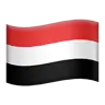 Flag: Yemen Emoji 🇾🇪 image - Apple style