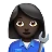 Woman Mechanic: Dark Skin Tone