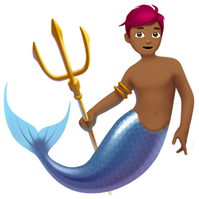 Merman: Medium-Dark Skin Tone