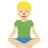 Man In Lotus Position: Medium-Light Skin Tone