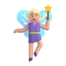 Woman Fairy: Medium-Light Skin Tone Emoji 🧚🏼‍♀️ image - Microsoft 3D Fluent style