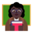 Woman Teacher: Dark Skin Tone