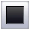 White Square Button Emoji 🔳 image - Samsung style