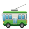 โทรลลี่ย์ Emoji 🚎 image - Huawei Harmony OS style