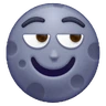 얼굴을 가진 초승달 Emoji 🌚 image - Huawei Harmony OS style