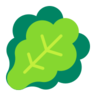 Emoji Verde foglia 🥬 image - Microsoft Classic 2D style