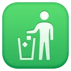 Litter In Bin Sign