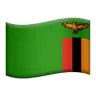 Flag: Zambia Emoji 🇿🇲 image - Apple style