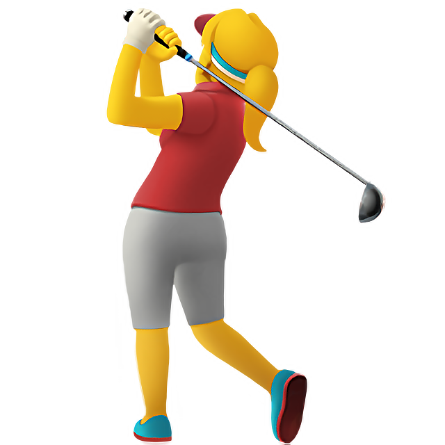 Woman Golfing