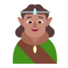 Elf: Medium Skin Tone Emoji 🧝🏽 image - Microsoft Classic 2D style