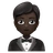 Person In Tuxedo: Dark Skin Tone