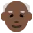 Old Man: Dark Skin Tone
