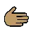Rightwards Hand: Medium Skin Tone
