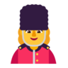 Woman Guard Emoji 💂‍♀️ image - Microsoft Classic 2D style