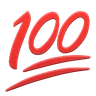 Emoji Száz pont szimbólum 💯 image - Huawei Harmony OS style