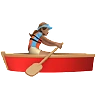 Woman Rowing Boat: Medium Skin Tone Emoji 🚣🏽‍♀️ image - Apple style