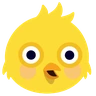Emoji Baba csaj 🐤 image - Skype style