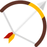 Arco e flecha Emoji 🏹 image - Skype style