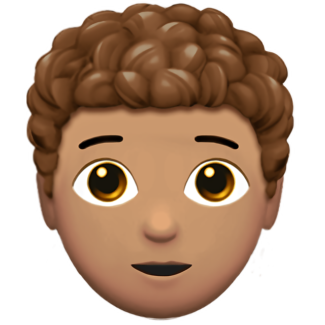 Person: Medium Skin Tone, Curly Hair