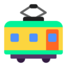 Wagon de chemin de fer Emoji 🚃 image - Microsoft Classic 2D style