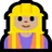 Woman Construction Worker: Medium-Light Skin Tone