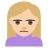 Person Frowning: Medium-Light Skin Tone