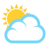 Emoji Napfelhő mögött ⛅ image - EmojiTwo style
