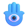 ハムサ Emoji 🪬 image - Microsoft 3D Fluent style