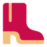 女人靴子 Emoji 👢 image - Microsoft Classic 2D style