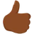 Thumbs Up: Medium-Dark Skin Tone