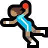 Woman Playing Handball: Medium Skin Tone Emoji 🤾🏽‍♀️ image - Microsoft Windows 10 Segoe UI Emoji style