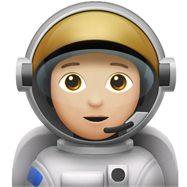Astronaut: Medium-Light Skin Tone