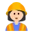 Woman Construction Worker: Light Skin Tone