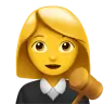 Woman Judge Emoji 👩‍⚖️ image - Apple style