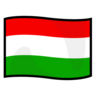 Flag: Hungary Emoji 🇭🇺 image - Emojidex style