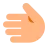 Leftwards Hand: Medium-Light Skin Tone