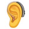 Ohr mit Hörgerät Emoji 🦻 image - Huawei Harmony OS style