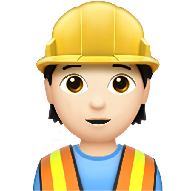 Construction Worker: Light Skin Tone
