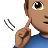Deaf Man: Medium Skin Tone