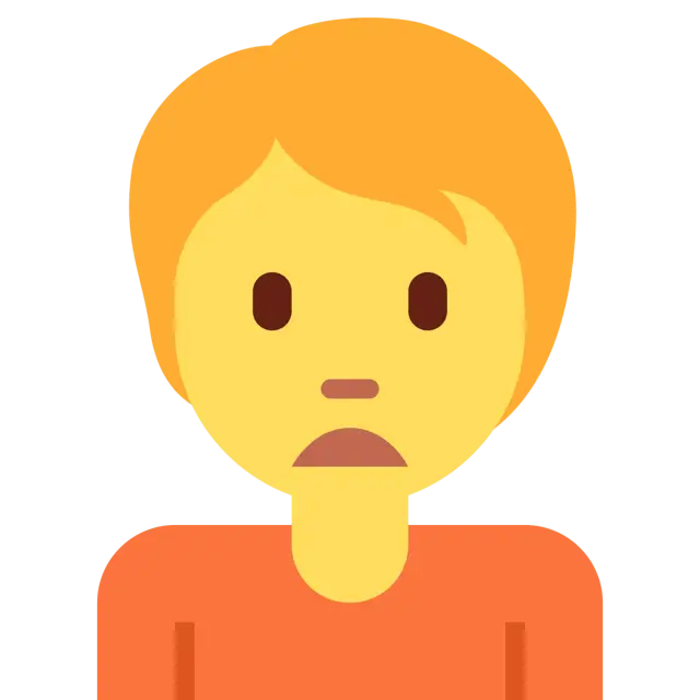 Person Frowning