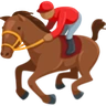 Horse Racing: Medium Skin Tone Emoji 🏇🏽 image - Facebook Messenger (2016) style