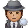 Detective: Medium Skin Tone Emoji 🕵🏽 image - Samsung style