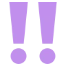 Çift ünlem işareti Emoji ‼ image - EmojiTwo style