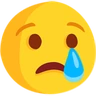 Płacząca twarz Emoji 😢 image - Facebook Messenger (2016) style