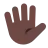 Hand With Fingers Splayed: Dark Skin Tone