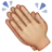 Clapping Hands: Medium-Light Skin Tone