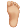 Foot: Medium-Light Skin Tone Emoji 🦶🏼 image - Huawei Harmony OS style