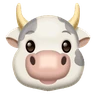 Emoji Faccia di mucca 🐮 image - Huawei Harmony OS style